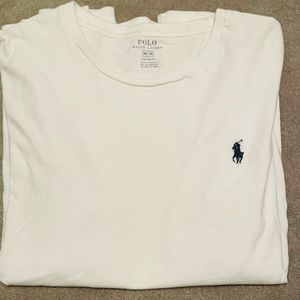 Polo Ralph Lauren Men’s White Long Sleeve Shirt - Size Medium